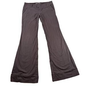 Vintage Spacegirl Brand Gray Flare Pants Womens Size 9 Low Rise Bell Bottoms